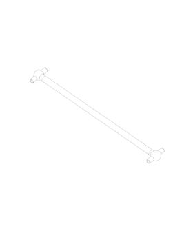 Centre drive shaft-Rr