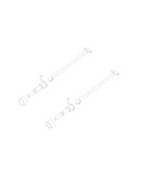 Front Transverse Drive Shaft with axle