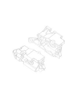 Rr. Diff Gearbox Bulkheasd Left Right