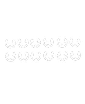 E-Clip φ 4x0.6 12PCS