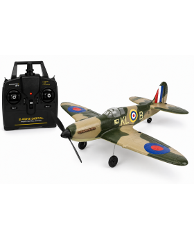 Volantex RC Spitfire - m.Gyro, 4-Kanaler, 400mm, RTF