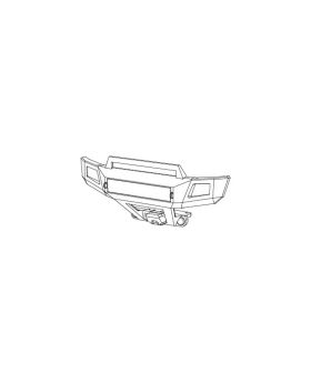 Front anti-collision parts including LED