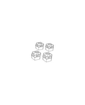 Hexagonal sleeve (4PCS)