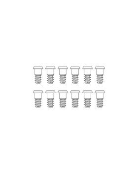 Flat step screws
(12pcs)