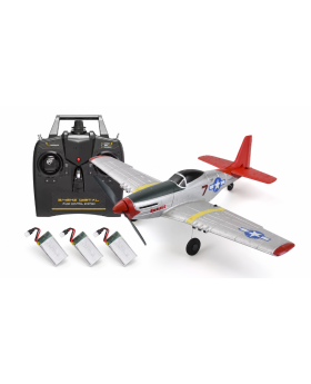 Volantex RC P-51 Mustang V2 - m.Gyro, 4-Kanaler, 400mm, RTF