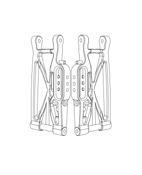 Rear lower swing arm