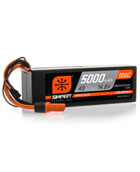 Spektrum Li-Po 14,8V (4s) 5000mAh 100C - IC5-kontakt