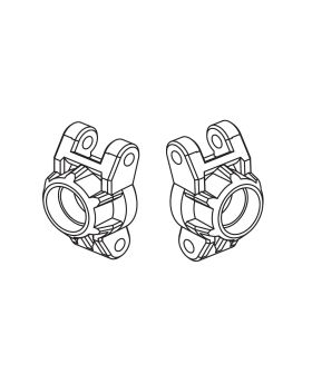 Wheel hubs rear
