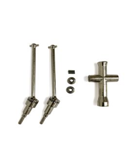 Front driveshafts upgrade metall kit