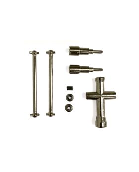 Rear driveshafts upgrade metall kit