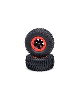 wheels tire set Red