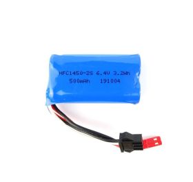 Li-Ion 6,4V (2s) 500mAh JST 2-pin kontakt