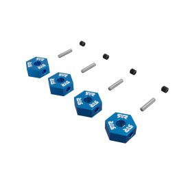 ARRMA 12mm Metal Wheel Hex Set (4), Blue