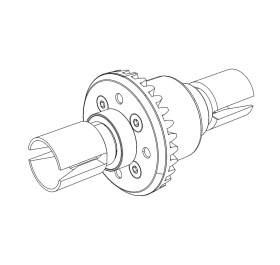 F/R Gears Diff Assembly P14207R
