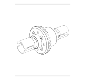 F/R Gears Diff Assembly P14208R
