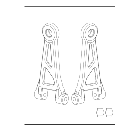 Front Upper Suspension Arms (Including Ball Head) P14217