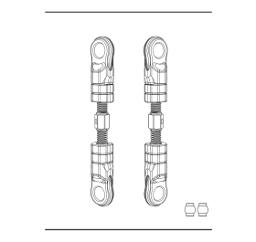 Rear Upper Suspension Arms (Including Ball Head) P14247