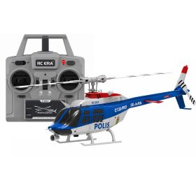 RC ERA Bell-206 C138 Polis Helikopter m. Borstlös motor, Optical Flow
