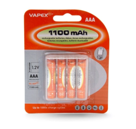 Vapex Uppladdningsbara AAA 1100mAh 4pcs